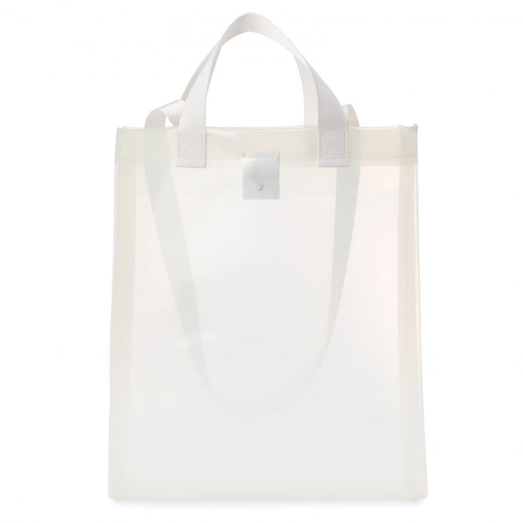 

Сумка-шоппер женская Calzetti TRANSPARENT SHOPPER, молочно-белый/белый, TRANSPARENT SHOPPER