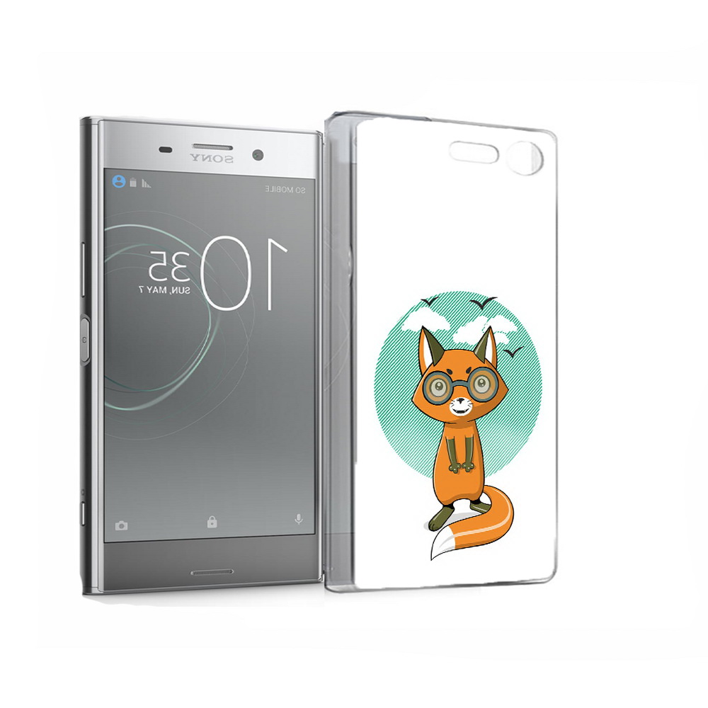 

Чехол MyPads Tocco для Sony Xperia XZ Premium задумчивая лиса (PT67145.226.348), Прозрачный, Tocco
