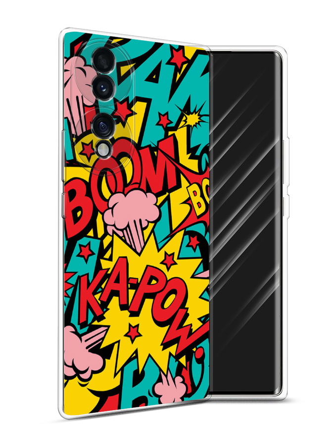 

Чехол Awog на Honor 70 "Постер pop art", Разноцветный, 6108250-9