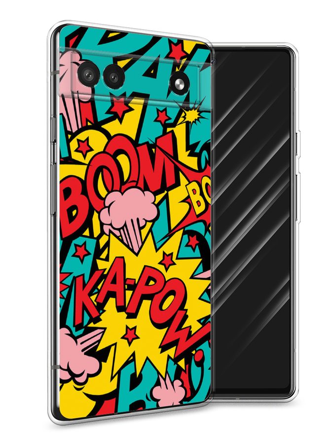 

Чехол Awog на Google Pixel 6A "Постер pop art", Разноцветный, 271150-9