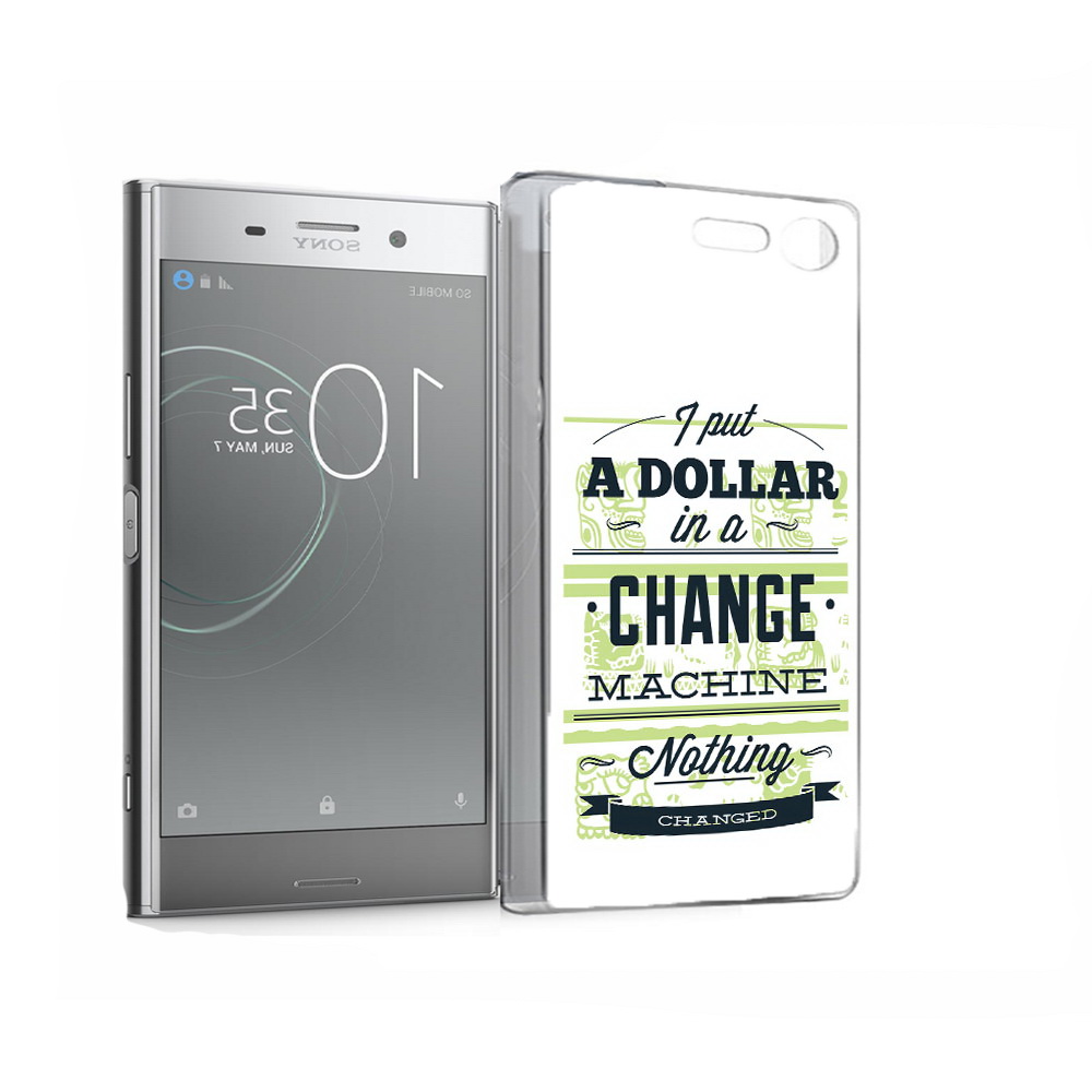 

Чехол MyPads Tocco для Sony Xperia XZ Premium доллар надпись (PT67145.226.336), Прозрачный, Tocco