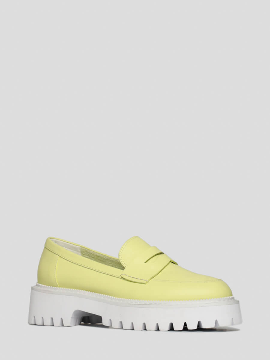 

Лоферы женские Vitacci 1013159 желтые 36 RU, Желтый, 1013159