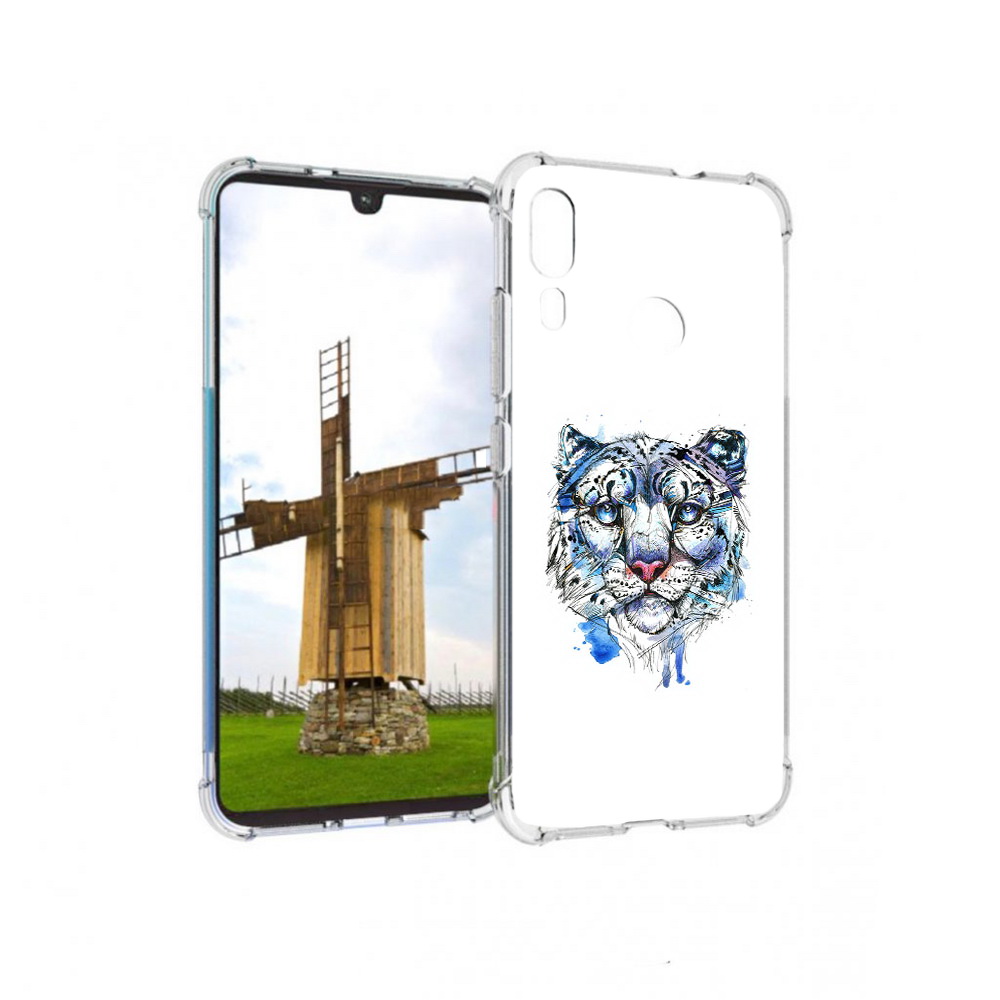 

Чехол MyPads Tocco для Motorola Moto E6 Plus водяной тигр (PT150579.352.263), Прозрачный, Tocco