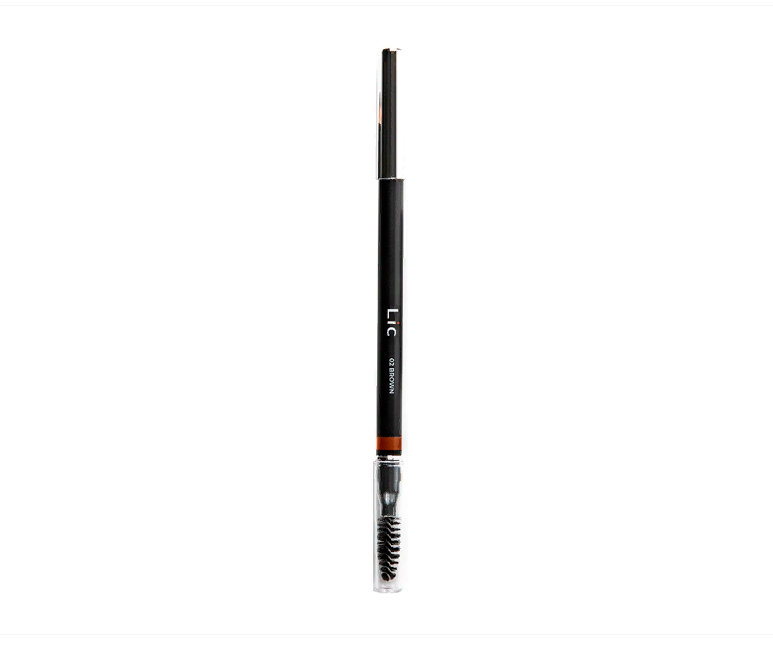 карандаш для глаз коричневый basic brown eye pencil Карандаш пудровый для бровей Lic 02 Brown 2 гр