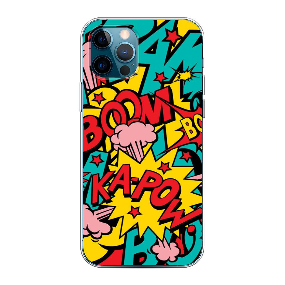 фото Силиконовый чехол "постер pop art" на apple iphone 12 pro awog