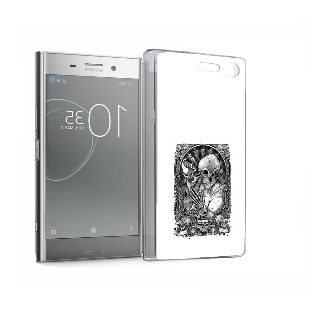 

Чехол MyPads Tocco для Sony Xperia XZ Premium девушка скелет (PT67145.226.316), Прозрачный, Tocco