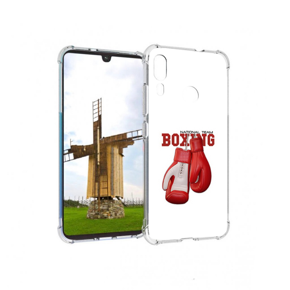 

Чехол MyPads Tocco для Motorola Moto E6 Plus боксерские перчатки (PT150579.352.244), Прозрачный, Tocco