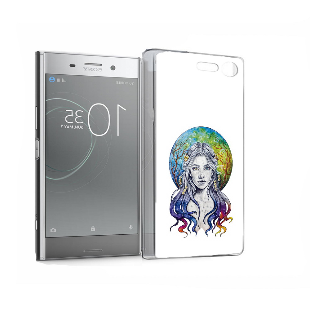 

Чехол MyPads Tocco для Sony Xperia XZ Premium девушка с красивыми волосами, Прозрачный, Tocco