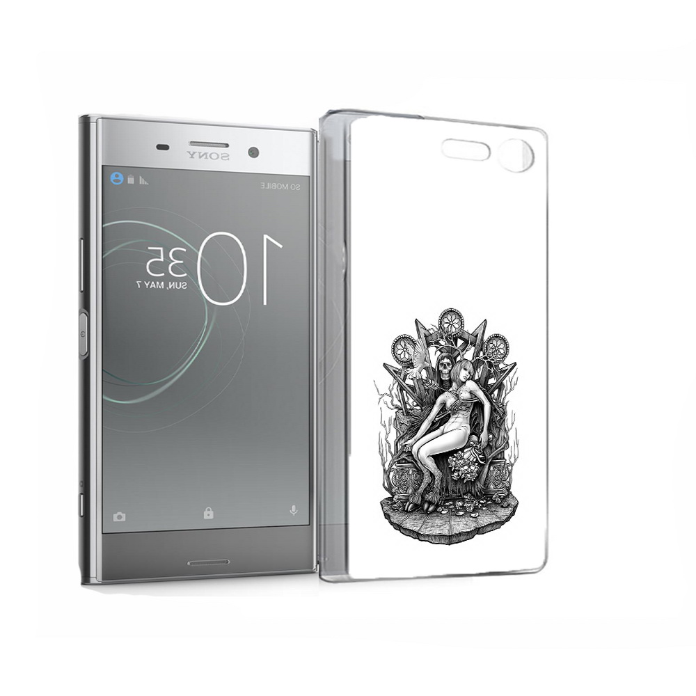 

Чехол MyPads Tocco для Sony Xperia XZ Premium девушка на троне (PT67145.226.309), Прозрачный, Tocco