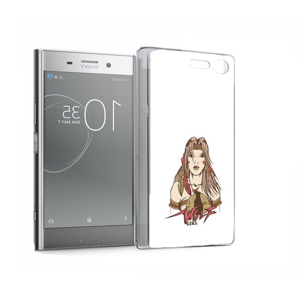 

Чехол MyPads Tocco для Sony Xperia XZ Premium девушка волк (PT67145.226.306), Прозрачный, Tocco