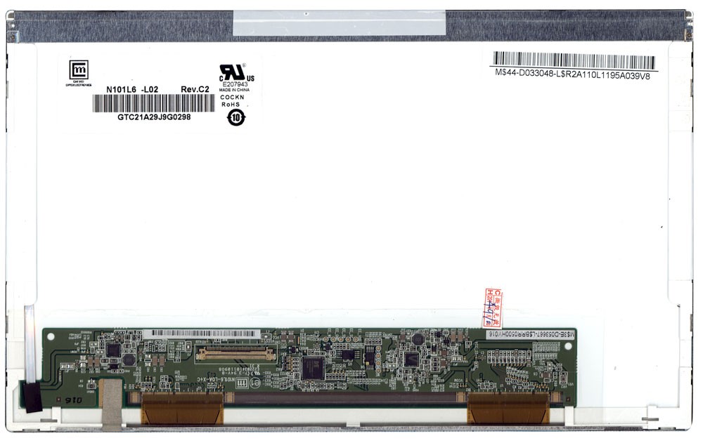 

Матрица ОЕМ совместимая с p/n: N101L6-L02, совместимая с p/n: N101L6-L02