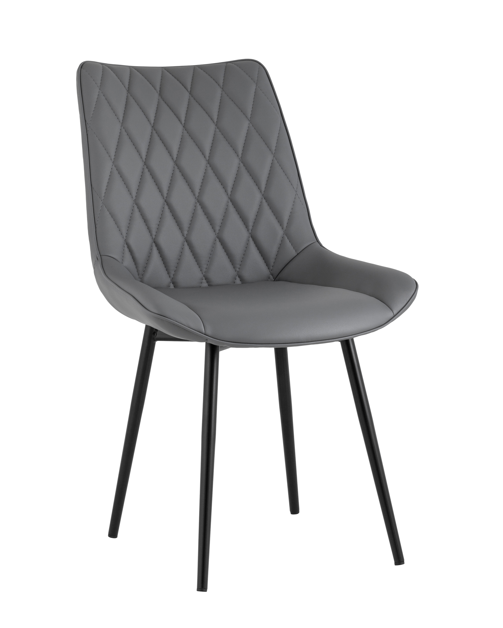 

Стул для кухни Stool Group Дарвин из экокожи, серый, Дарвин