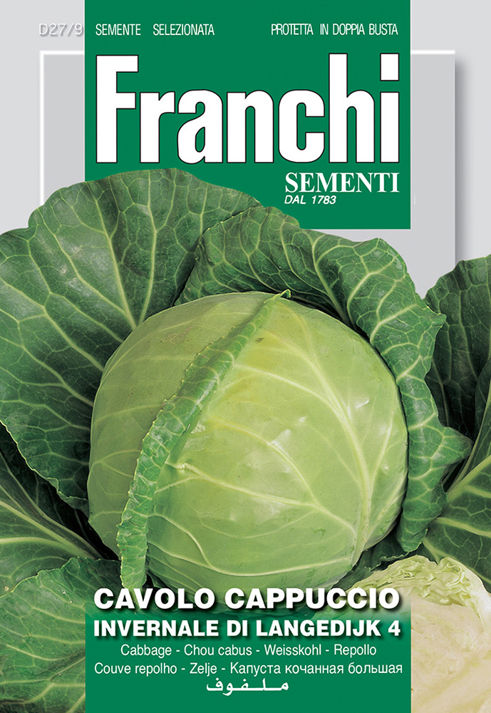 

Семена белокочанной капусты Лангедейкер, Franchi Sementi, Италия, Лангедейкер