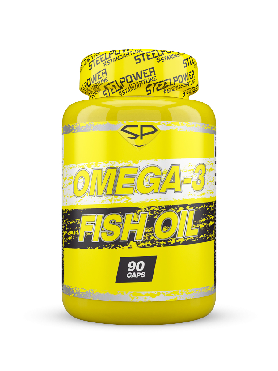 

Omega -3 STEELPOWER Fish Oil, 90 капсул, омега 3, К8