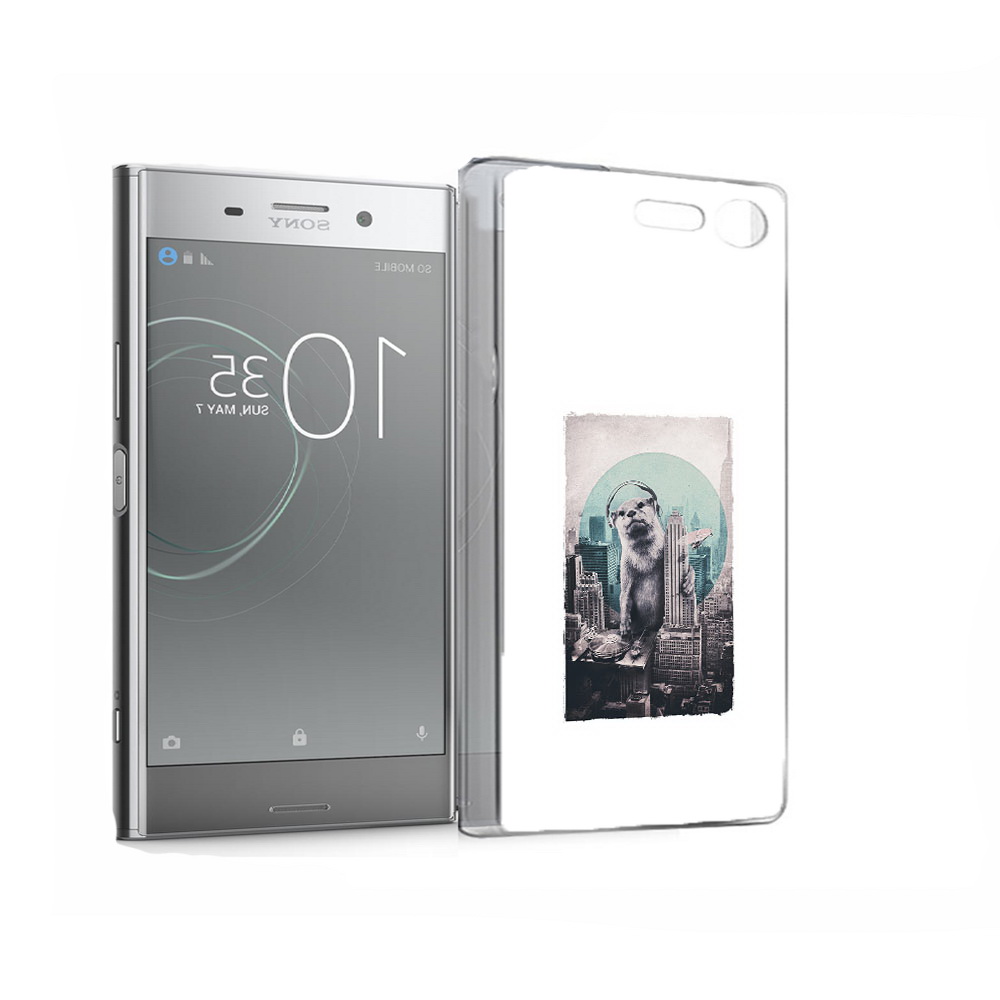 

Чехол MyPads Tocco для Sony Xperia XZ Premium выдра в городе (PT67145.226.283), Прозрачный, Tocco