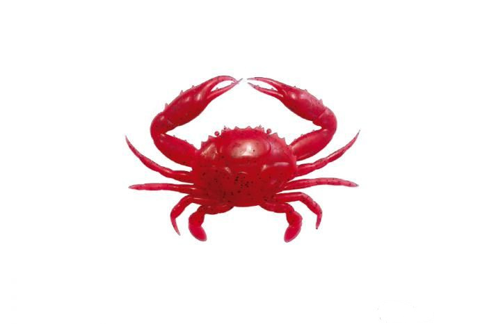 

Приманка Nikko Super Crab 6 #CO2 Solid Red, Красный;черный, Super Crab