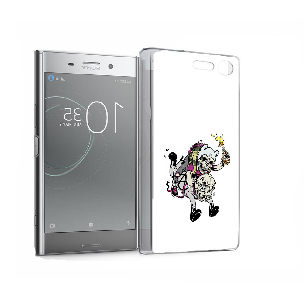 

Чехол MyPads Tocco для Sony Xperia XZ Premium время приключений скелеты (PT67145.226.277), Прозрачный, Tocco