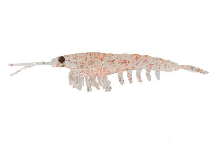 

Приманка Nikko Okiami Shrimp L 58мм #Orange Glitter, Белый;оранжевый, Okiami Shrimp