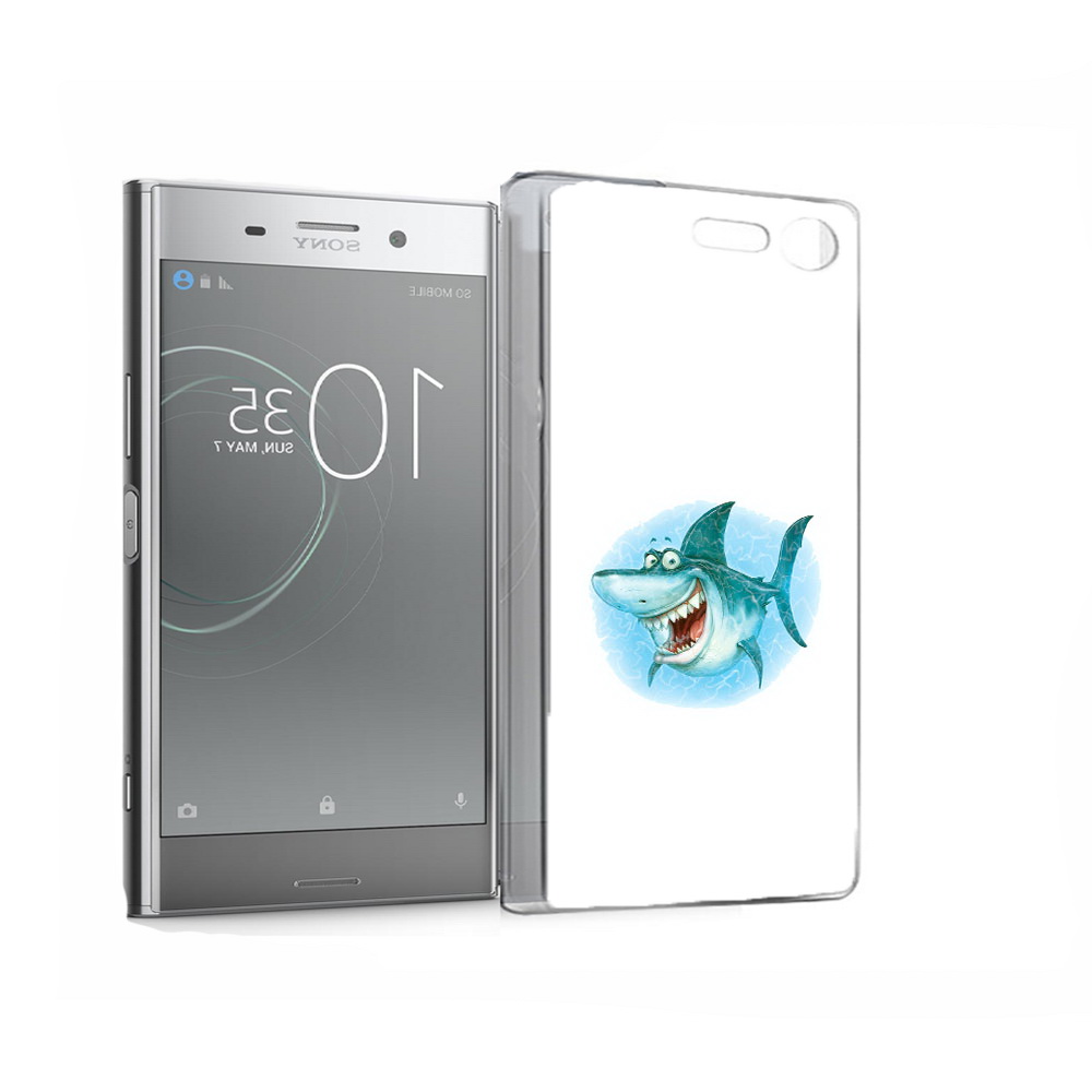 

Чехол MyPads Tocco для Sony Xperia XZ Premium веселая акула (PT67145.226.261), Прозрачный, Tocco