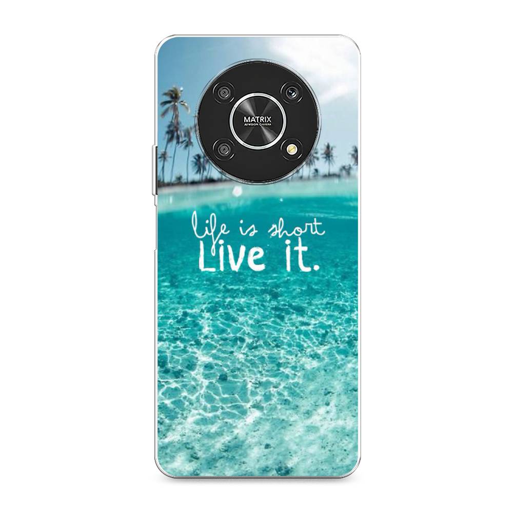 

Чехол Awog на Honor X9 4G/Magic4 Lite 4G "Live it", Разноцветный, 6108650-7