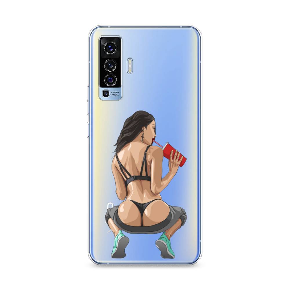 

Чехол на Vivo X50 "Сочные булочки", Бежевый;красный;черный, 262250-6