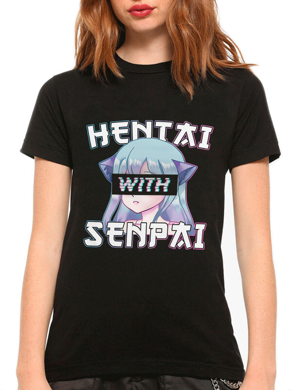 

Футболка женская Design Heroes Hentai With Senpai / Аниме Тян черная 3XL, Черный, Hentai With Senpai / Аниме Тян