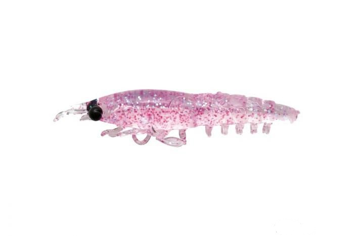 Приманка Nikko Dappy Saruebi Shrimp 76мм #Purple Glitter