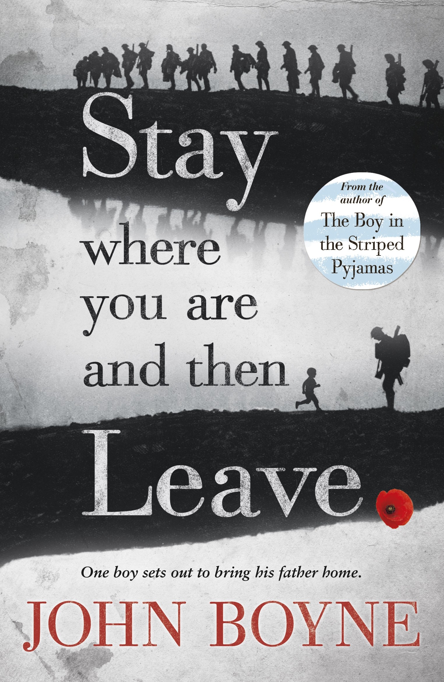 

Stay where you are and then Leave