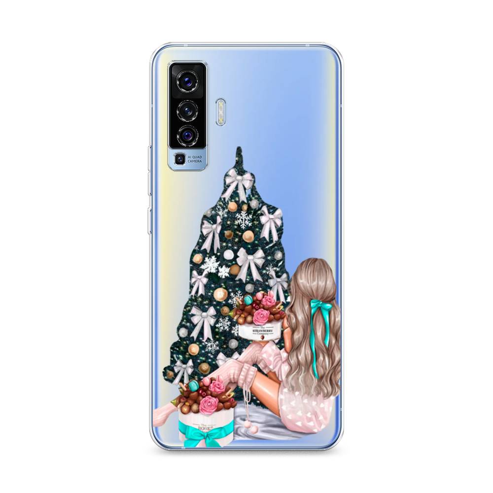 

Чехол на Vivo X50 "New Year", Зеленый;бежевый;голубой, 262250-5
