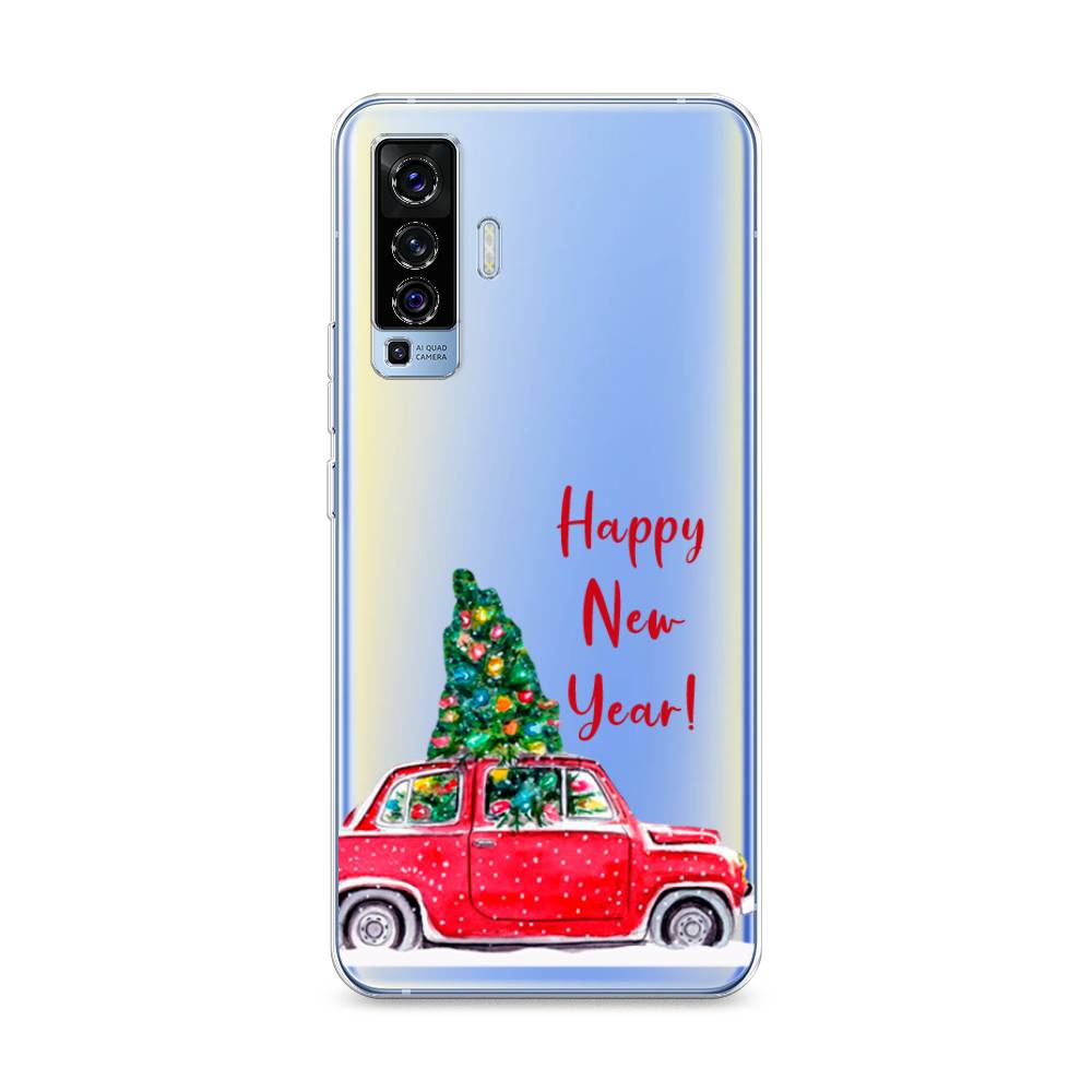 

Чехол на Vivo X50 "Happy New Year", Красный;зеленый, 262250-5