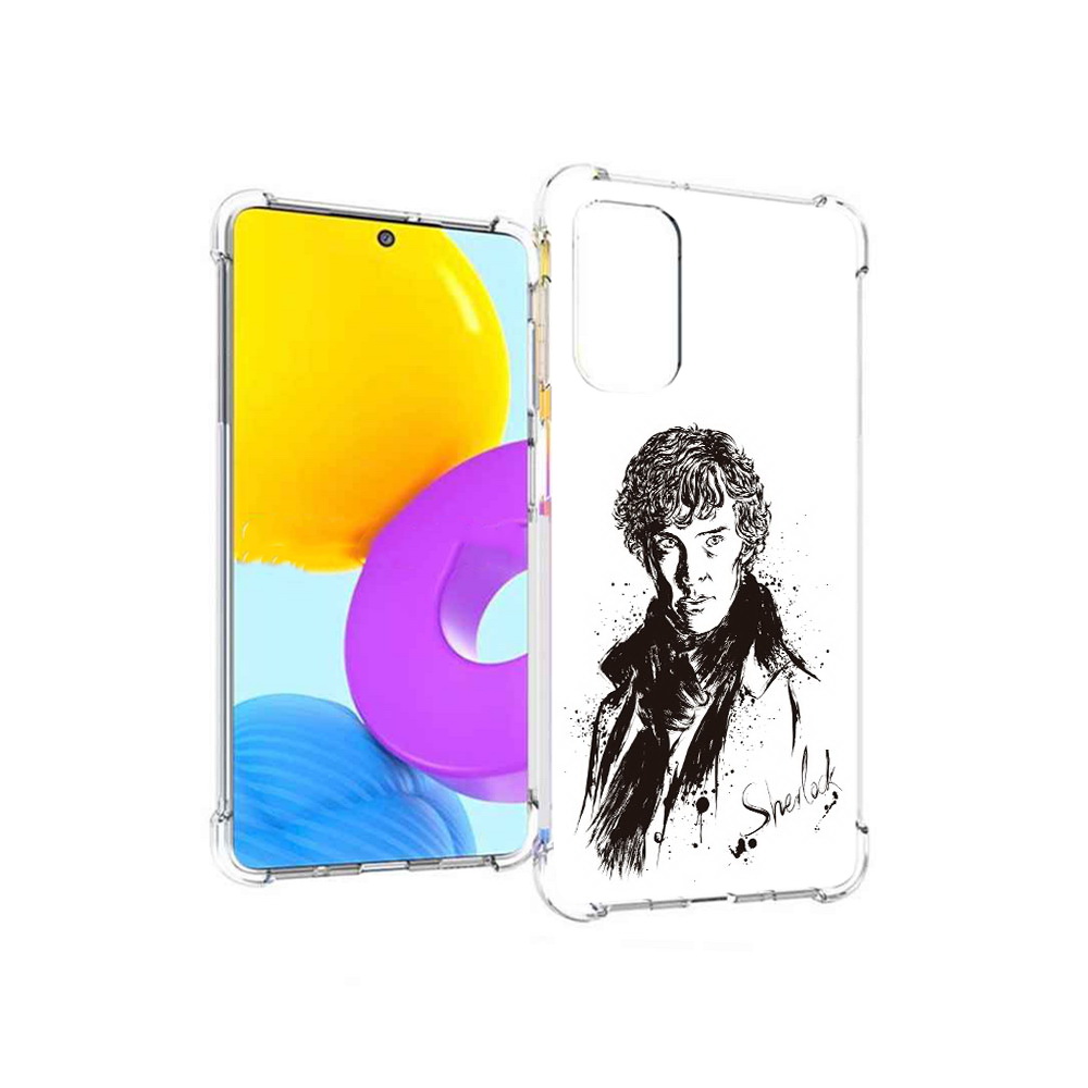 

Чехол MyPads Tocco для Samsung Galaxy M52 5G шерлок холмс портрет (PT226932.542.698), Прозрачный, Tocco