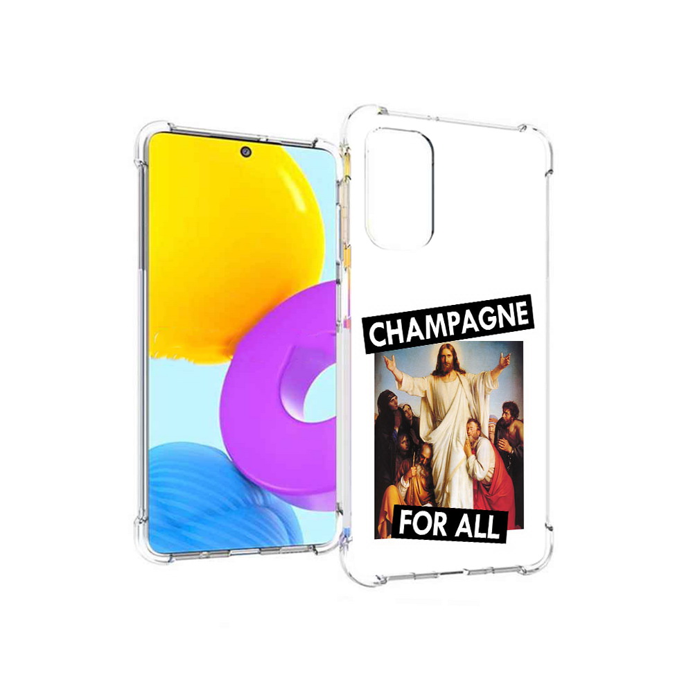 

Чехол MyPads Tocco для Samsung Galaxy M52 5G шампанское (PT226932.542.697), Прозрачный, Tocco