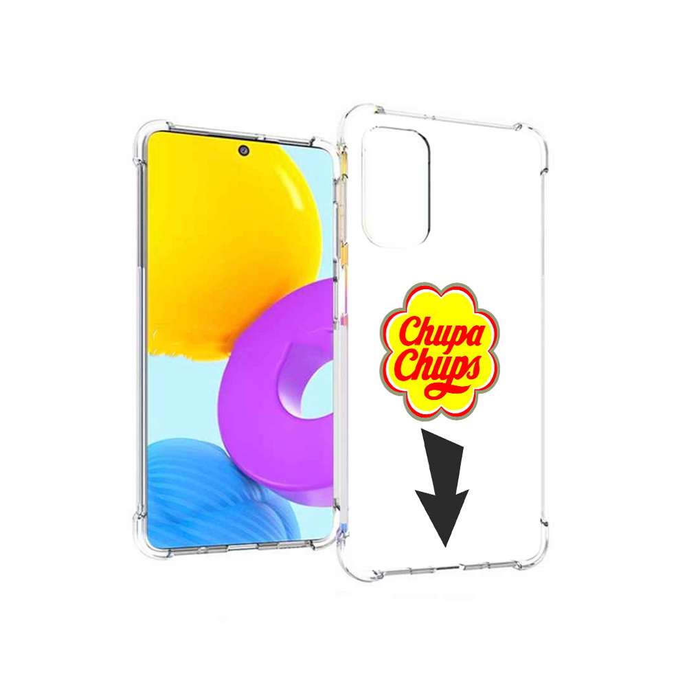 

Чехол MyPads Tocco для Samsung Galaxy M52 5G чупа чупс (PT226932.542.694), Прозрачный, Tocco