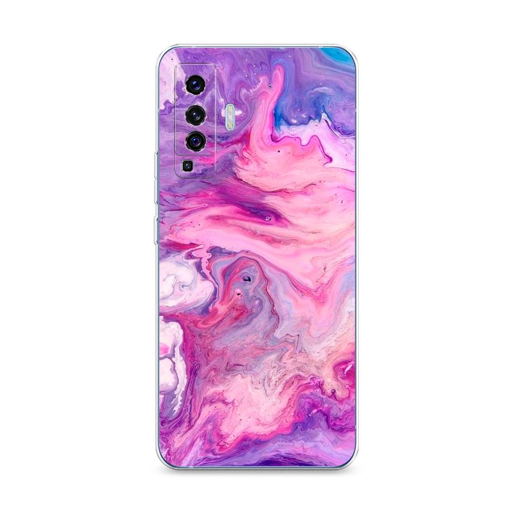 

Чехол на Vivo X50 "Нежно-розовая абстракция", Розовый, 262250-3