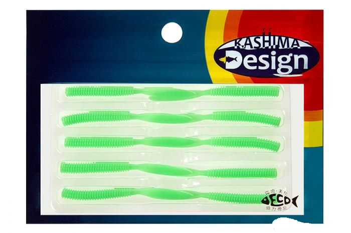 Приманка Kahara Aji Leech 19 Light Green Luminous 858₽