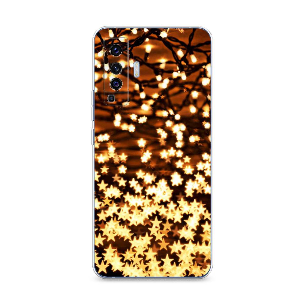 

Чехол на Vivo X50 "Новогодняя гирлянда", Золотистый, 262250-5