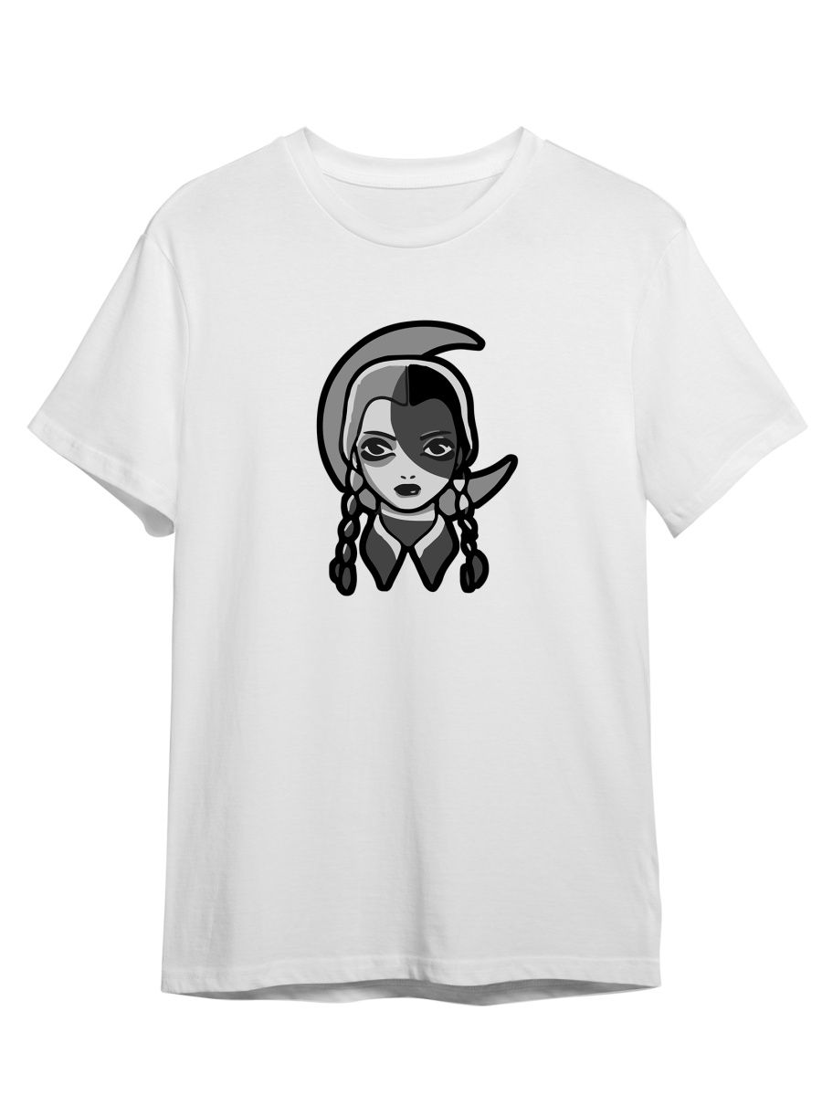 

Футболка унисекс СувенирShop Wednesday/Уэнсдэй/Венсдей 30 белая L, Белый, "Wednesday/Уэнсдэй/Венсдей" 30