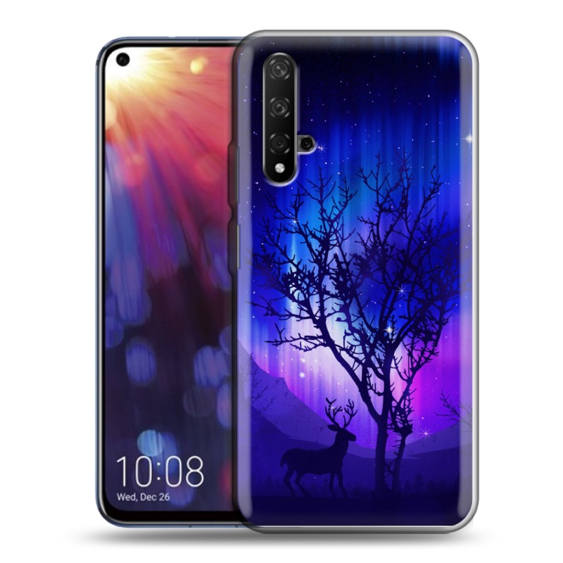

Чехол для Honor 20 с рисунком и защитой камеры, 69767