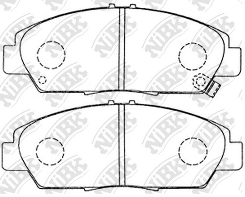 Тормозные колодки NiBK передние pn8293 100056295847