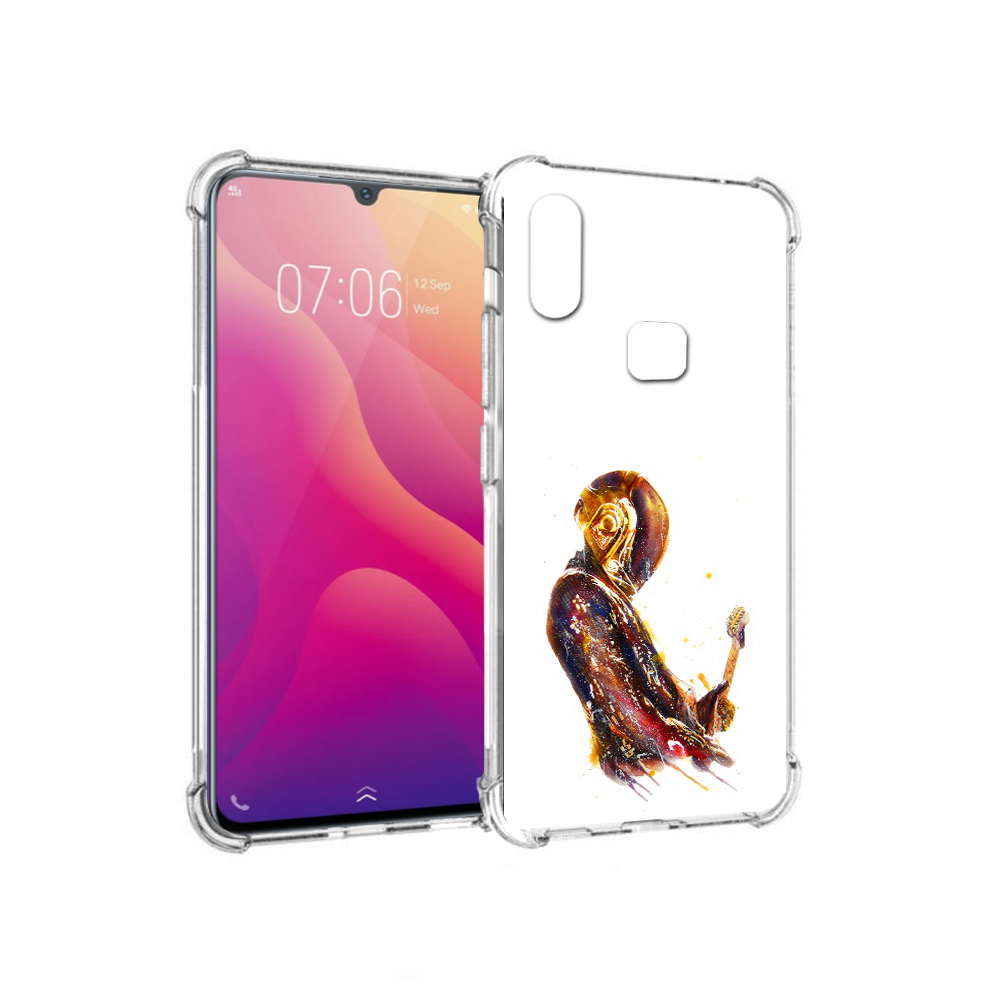 

Чехол MyPads Tocco для Vivo V11i космо-музыкант (PT119353.424.393), Прозрачный, Tocco