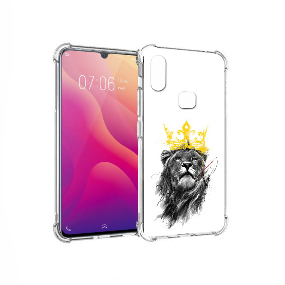 

Чехол MyPads Tocco для Vivo V11i король-лев (PT119353.424.391), Прозрачный, Tocco