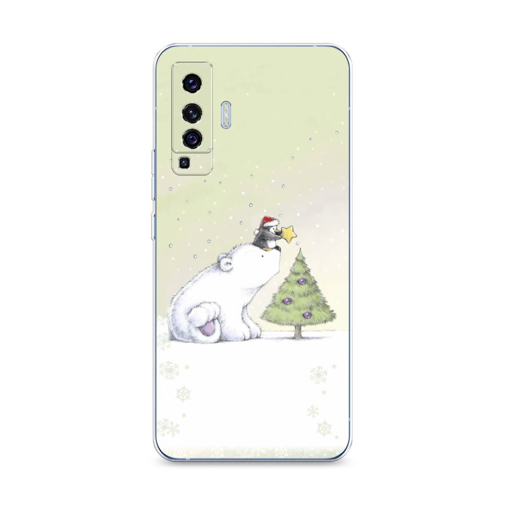 

Чехол на Vivo X50 "Украшение елки", Белый;бежевый, 262250-5