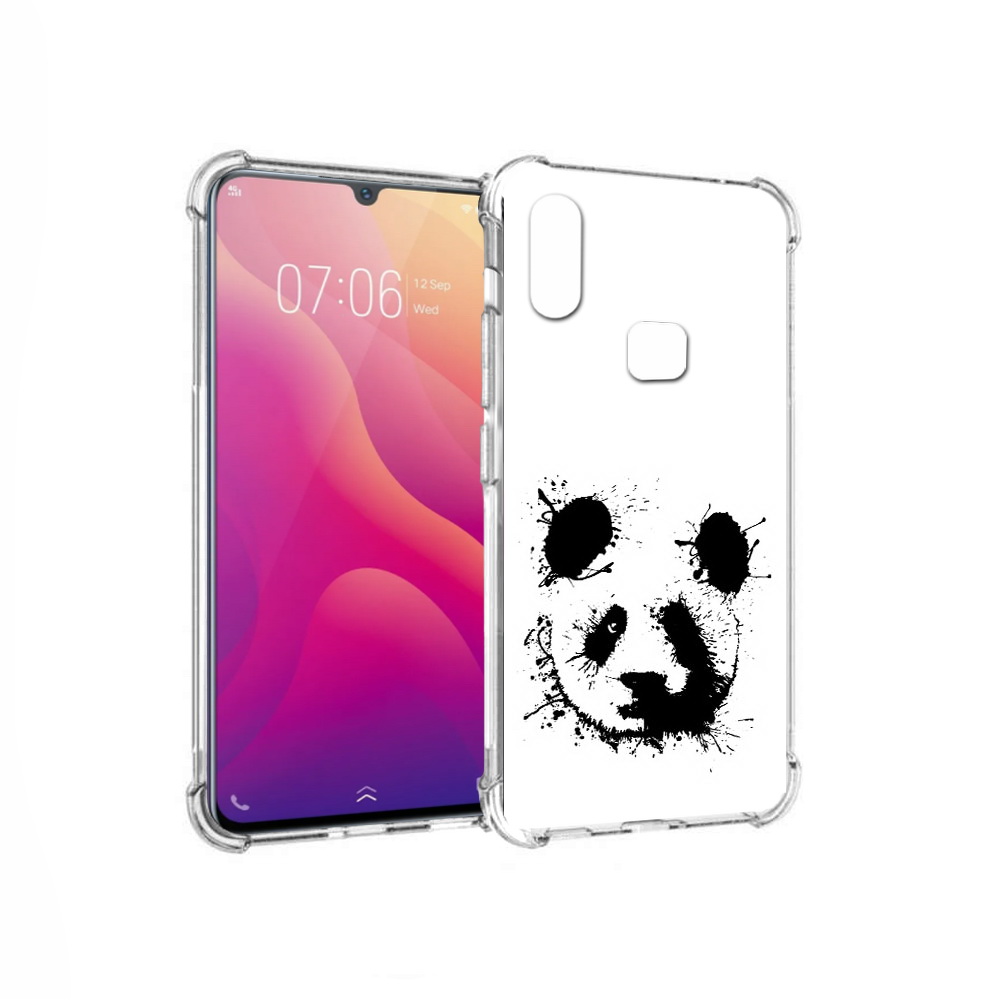 

Чехол MyPads Tocco для Vivo V11i клякса-панда (PT119353.424.389), Прозрачный, Tocco