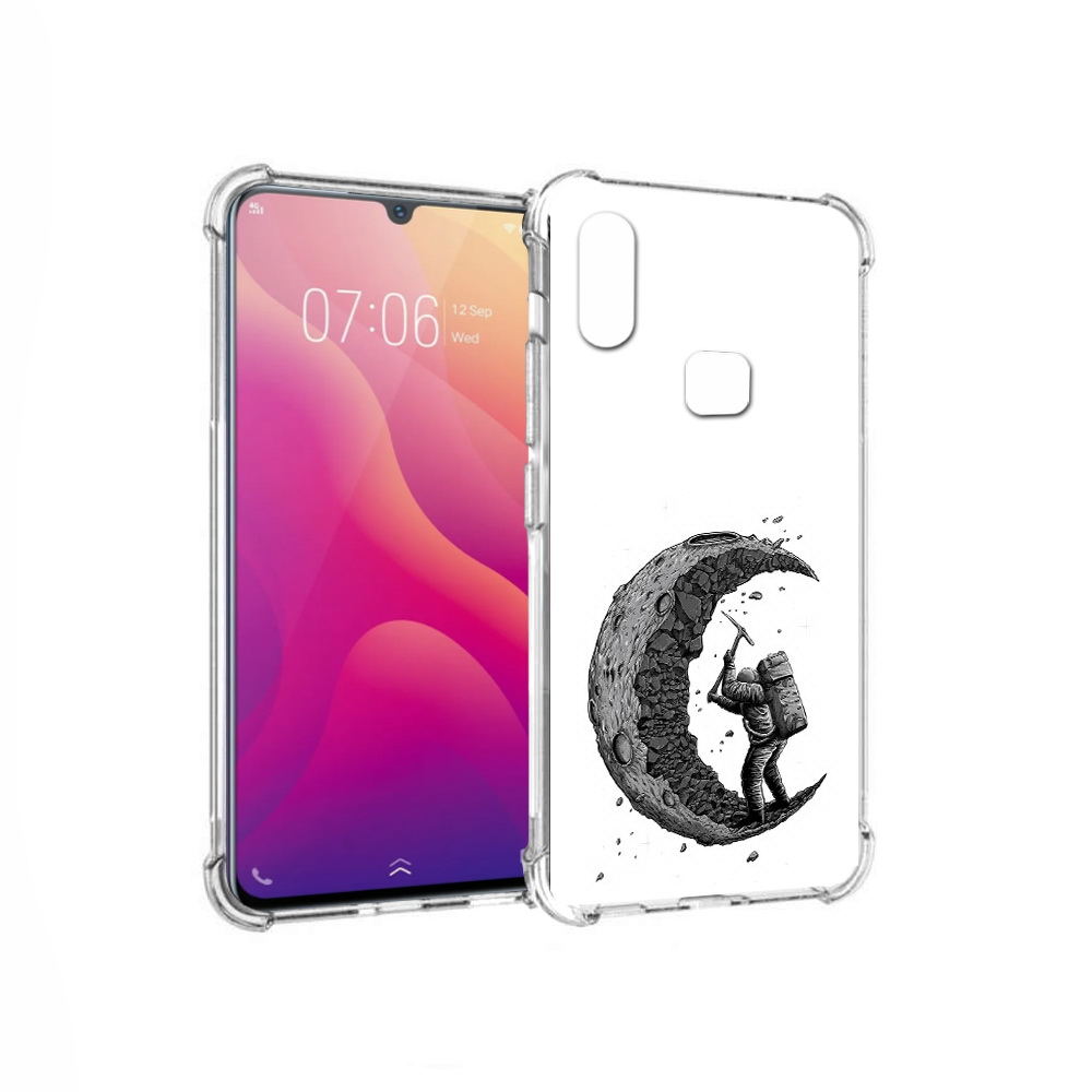 

Чехол MyPads Tocco для Vivo V11i камненная луна (PT119353.424.384), Прозрачный, Tocco