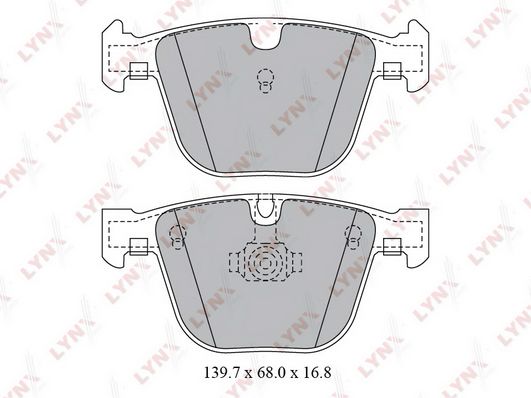 

Колодки дисковые задн. BMW X5 (E70) M 09>/ X6 (E71) 50i 08> BD-1425