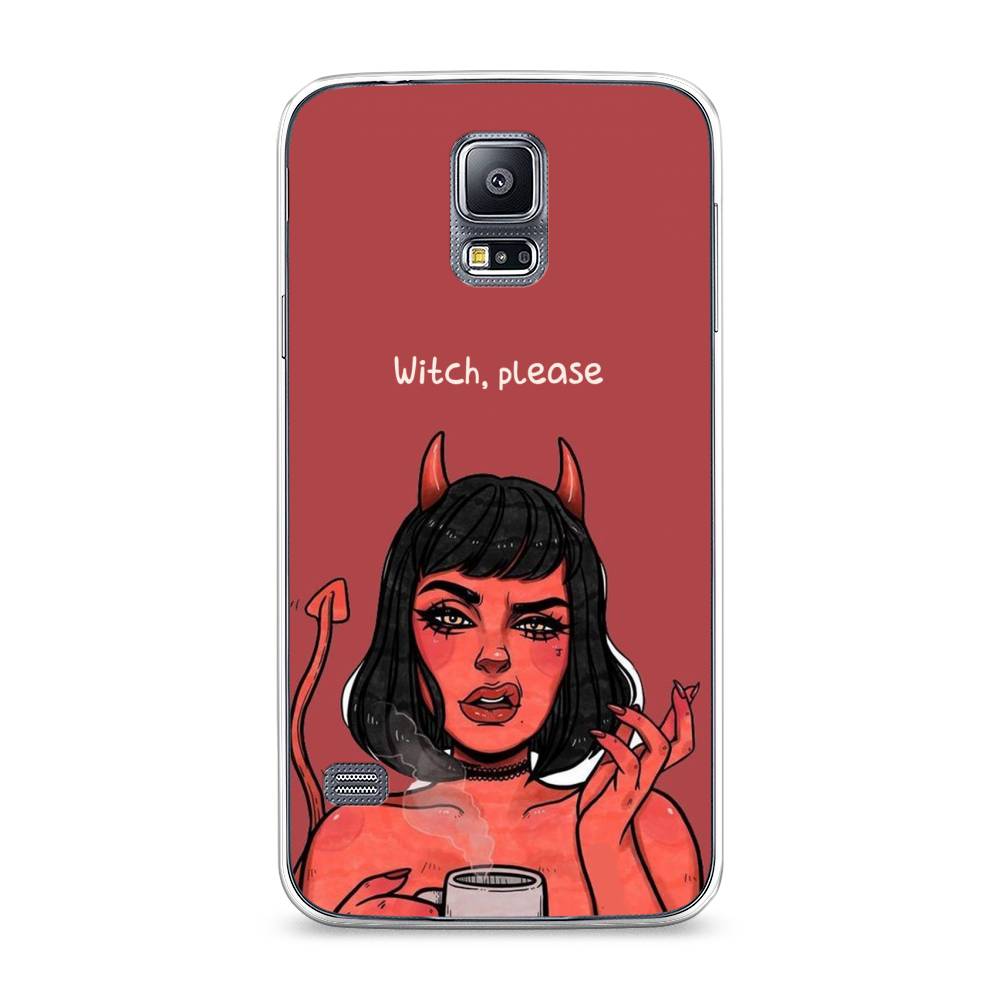 

Чехол Awog на Samsung Galaxy S5 "Evil Girl", Красный;черный, 24150-6