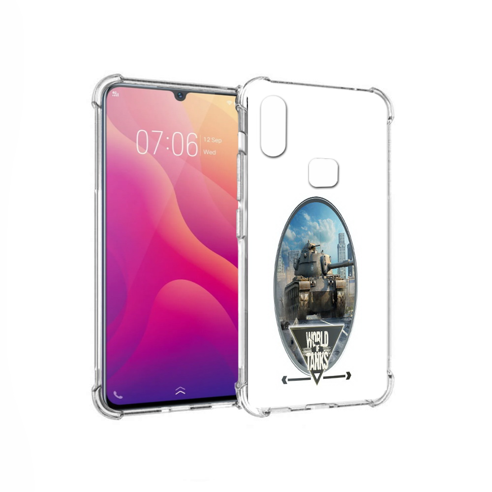 

Чехол MyPads Tocco для Vivo V11i игра с танками (PT119353.424.375), Прозрачный, Tocco