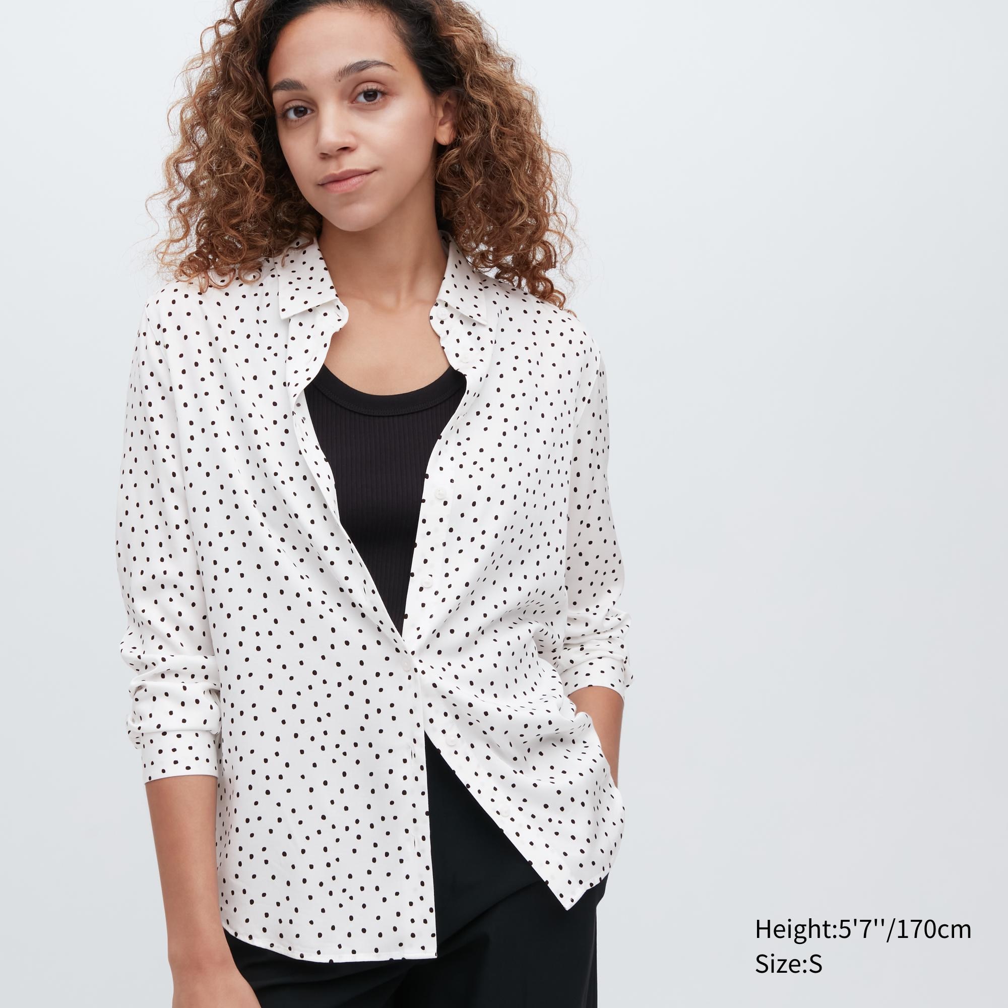 

Блуза женская UNIQLO 457636COL01 белая S (доставка из-за рубежа), Белый, 457636COL01