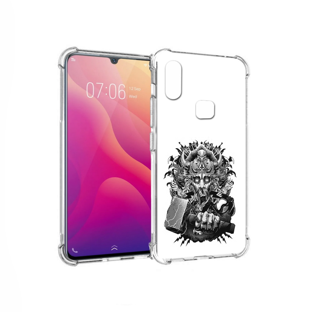 

Чехол MyPads Tocco для Vivo V11i злой тор (PT119353.424.363), Прозрачный, Tocco