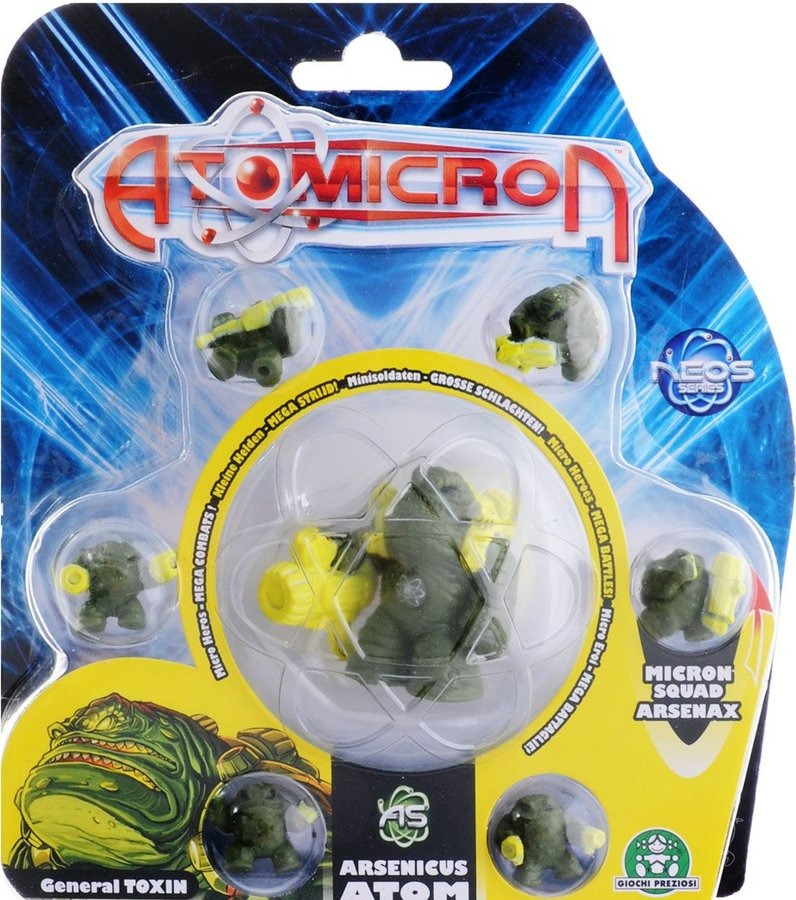 Набор фигурок Atomicron General Toxin 7 шт